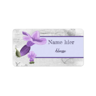 Lavendelblüte Label