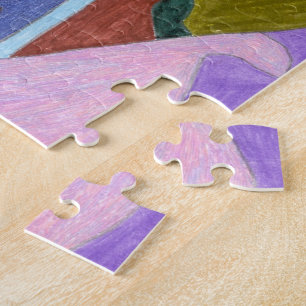 "Lavender" Abstract Art Jigsaw Puzzle
