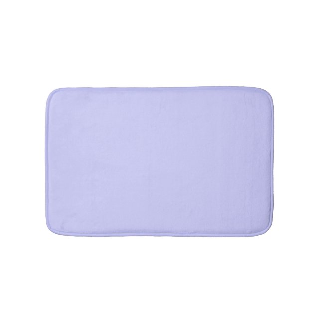 Lavender accent colour decor ready to customise bath mat (Front)
