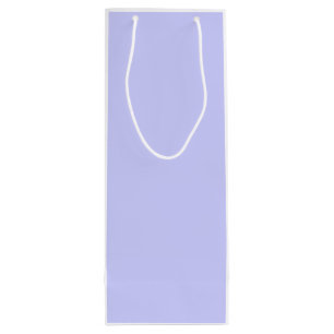 Lavender accent colour decor ready to customise wine gift bag