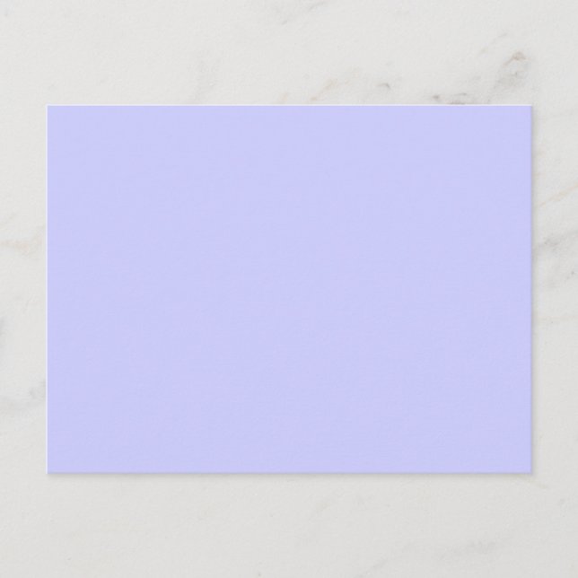 Lavender accent colour ready to customise postcard (Front)