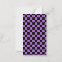 Lavender and Black Chequered Pattern 