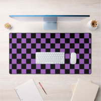 Lavender and Black Chequered Pattern