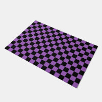 Lavender and Black Chequered Pattern