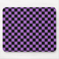 Lavender and Black Chequered Pattern