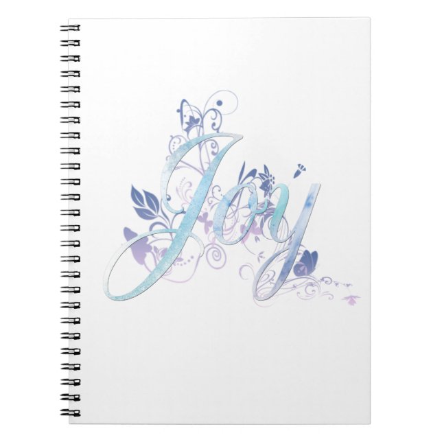 Lavender and Blue Joy Notebook (Front)