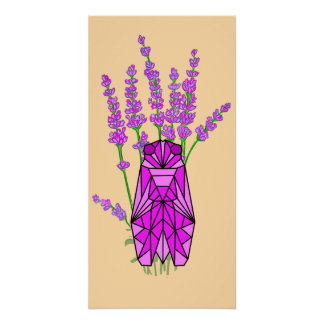 Lavender and cicada in Provence Poster