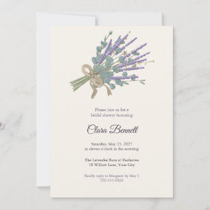 Lavender and Eucalyptus Bridal Shower Invitation