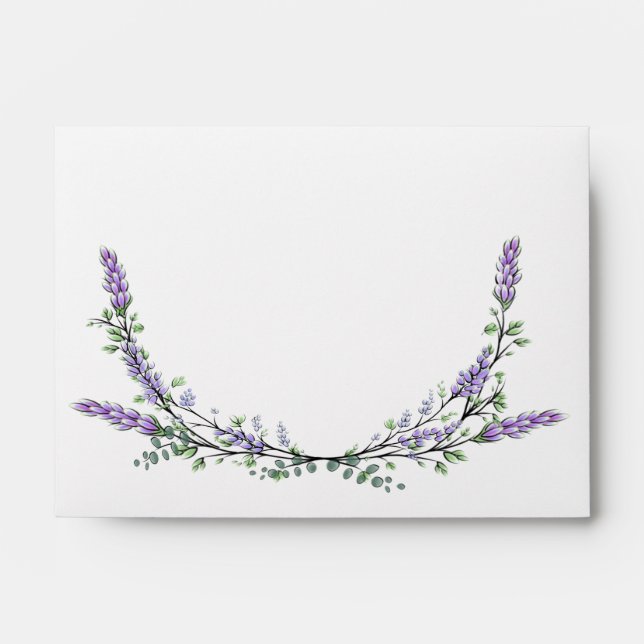 Lavender and Eucalyptus Envelopes (Front)