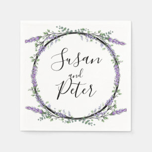 Lavender and Eucalyptus Napkin
