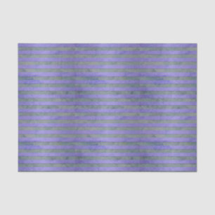 Lavender and Grey Watercolor Stripes Pattern Tissue Paper