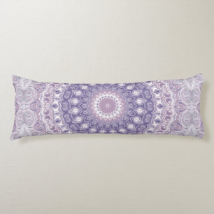 Lavender and Lilac Mandala Pattern Body Cushion