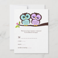 Lavender and Mint Owls Wedding