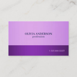 Lavender And Purple Background Business Card