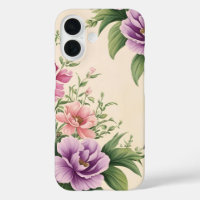 Lavender And Rose Country Garden Floral Print