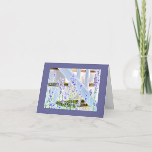 Lavender at the Stairs Card