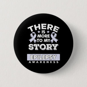 Lavender Awareness Ribbon Gift for Epilepsy Patien 6 Cm Round Badge