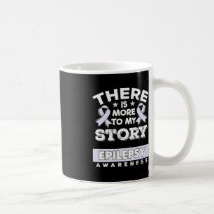 Lavender Awareness Ribbon Gift for Epilepsy Patien Coffee Mug