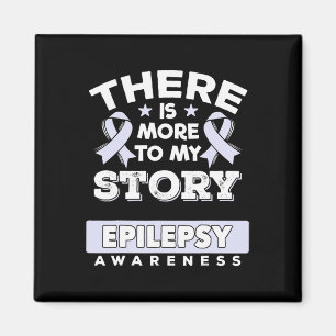 Lavender Awareness Ribbon Gift for Epilepsy Patien Magnet