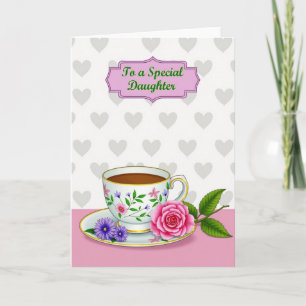 Lavender Banner Mothers Day Card