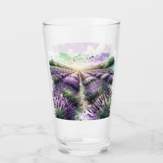Lavender Bloom Serenity Mug Glass