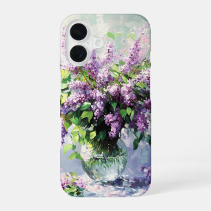 Lavender Blooming Lilac Bouquet iPhone 16 Case