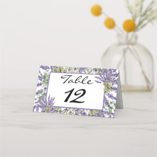 Lavender Blossom Garden Place Card
