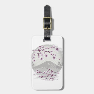 Lavender Blossom Luggage Tag