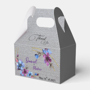lavender Blue Favour Box