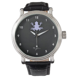 Lavender Blue Frog Watch
