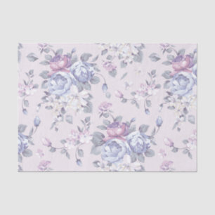 lavender,blue,roses,country,shabby,chic,victorian, tissue paper