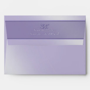 Lavender Blue Spring Envelope