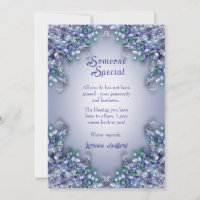 Lavender Blue Spring Lilac Someone Special Card
