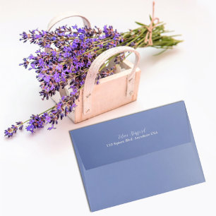 Lavender Blue Spring Lilacs Love Cherish Matching  Envelope