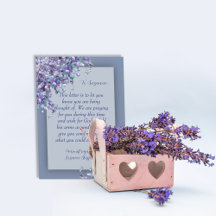 Lavender Blue Spring Lilacs Sympathy Card