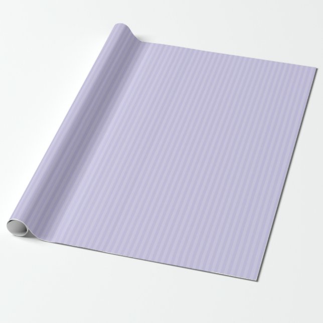 Lavender Blue Striped Color Wrapping Paper (Unrolled)
