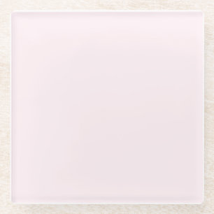 Lavender Blush Glass Coaster