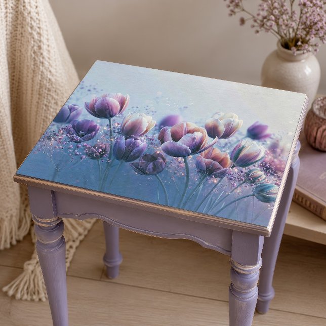 Lavender Blush Tulip Meadow Decoupage Tissue Paper (Creator Uploaded)