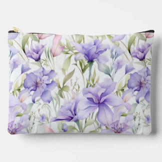 Lavender Blush Watercolor Accessory Pouch
