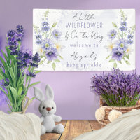 Lavender Boho A Little Wildflower Baby Sprinkle