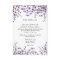 lavender boho floral wedding details information