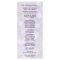 Lavender Bokeh Highlights Wedding Program
