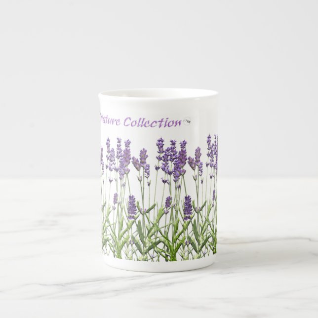 Lavender Bone China Mug (Front)