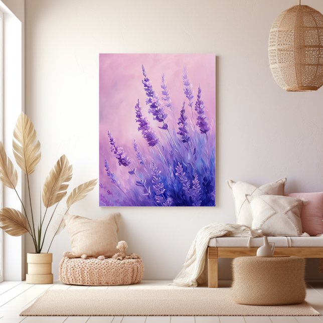 Lavender Bouquet Wall Art Canvas (Creator Uploaded)