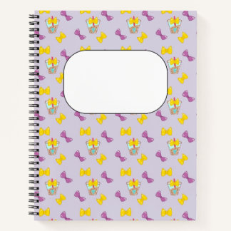 Lavender Bow Notebook