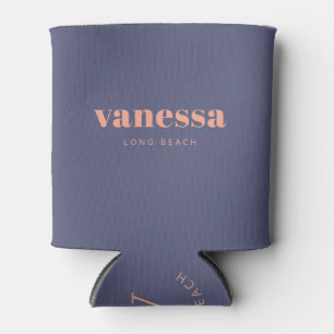 Lavender Breeze Minimal Modern Classic Name Can Cooler