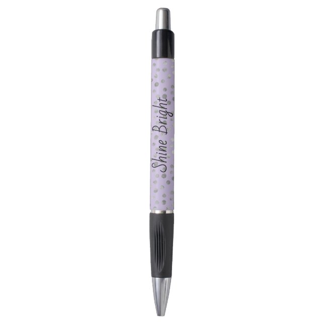 Lavender Breeze Silver Dots (Front Vertical)