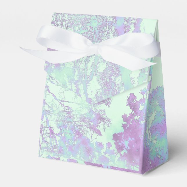 Lavender Broadleaf Mist Favour Box (Front Side)