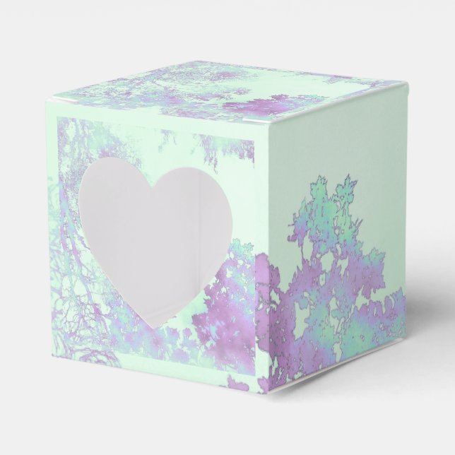 Lavender Broadleaf Mist Favour Box (Front Side)