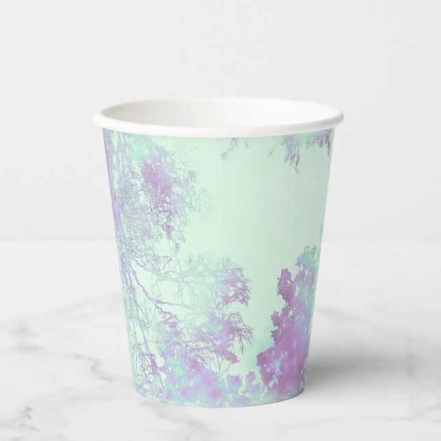 Lavender Broadleaf Mist Paper Cups (Front)